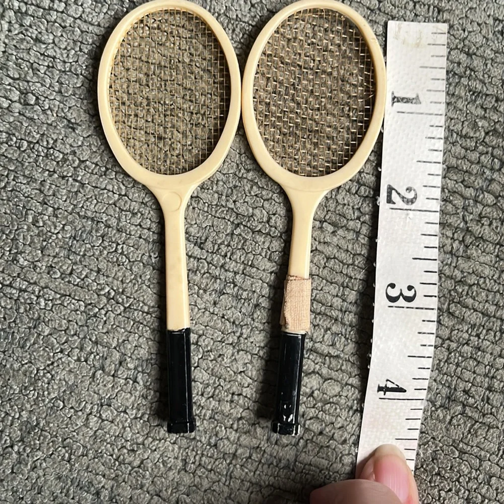 Vintage 1960s Mattel Barbie Fashion #941 Tennis Anyone Rackets (2) Mattel